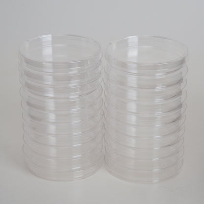 Petri Dishes, 3 Vent, Sterilized, Plastic, 90mm x 15mm (20 / 500 pack)