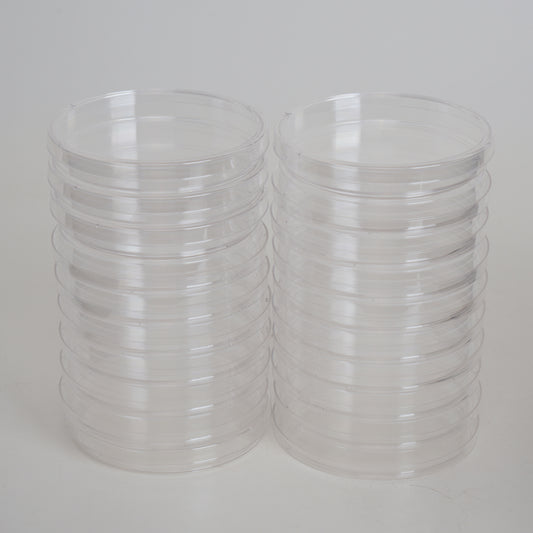 Petri Dishes, 3 Vent, Sterilized, Plastic, 90mm x 15mm (20 / 500 pack)