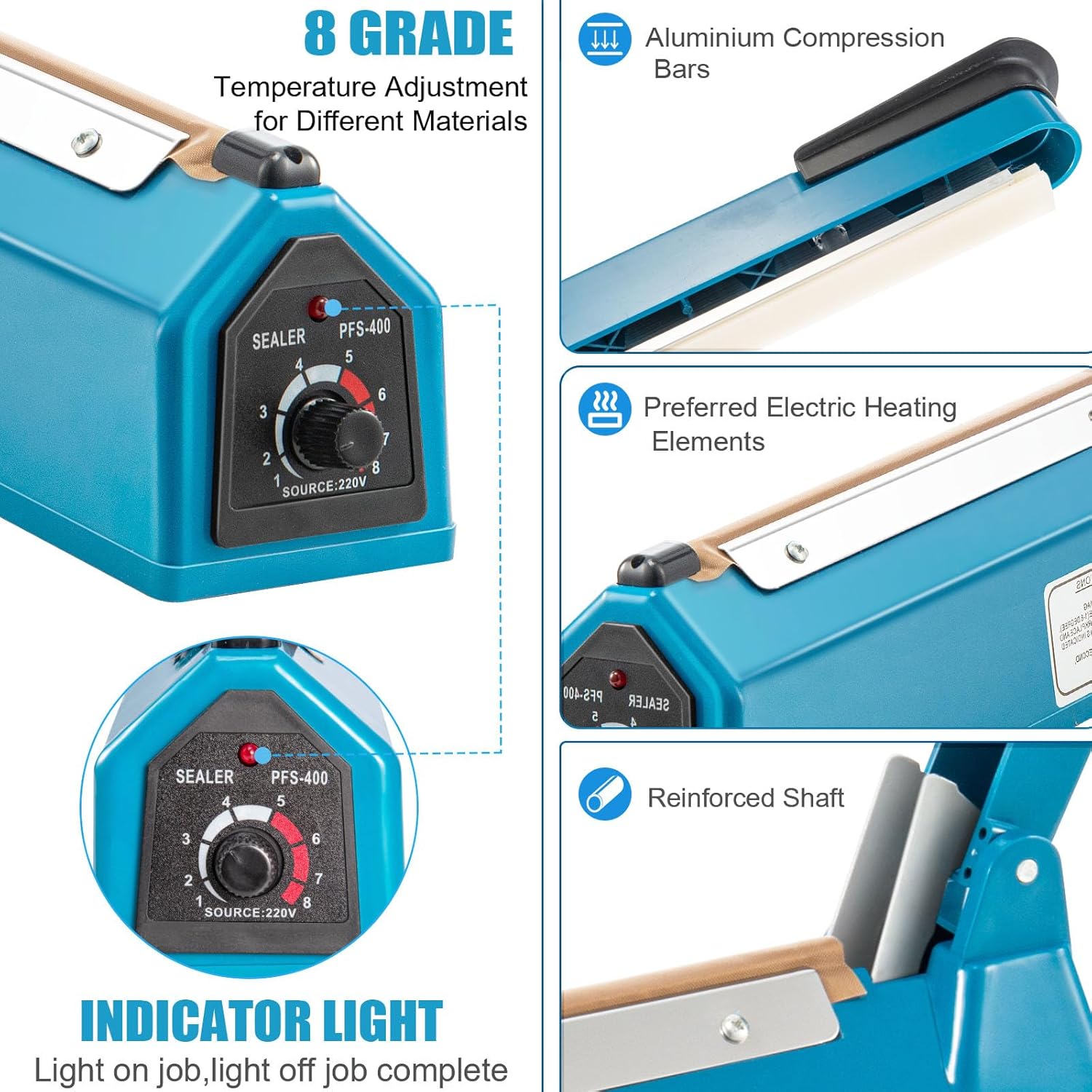 Impulse Sealer FS-400 for sealing your mushroom bags