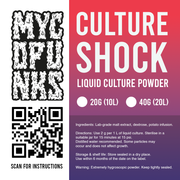 Culture Shock Liquid Culture Media Powder for Mushroom Cultures