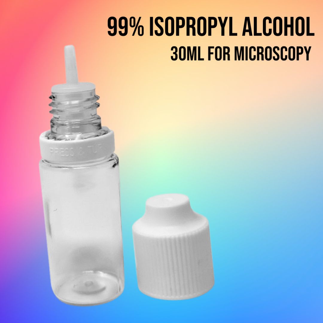 99% Isopropyl alcohol (IPA) for mycology 30ml
