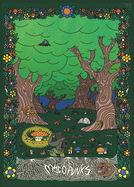MycoPunks Forest Poster 18" x 24" Limited Edition