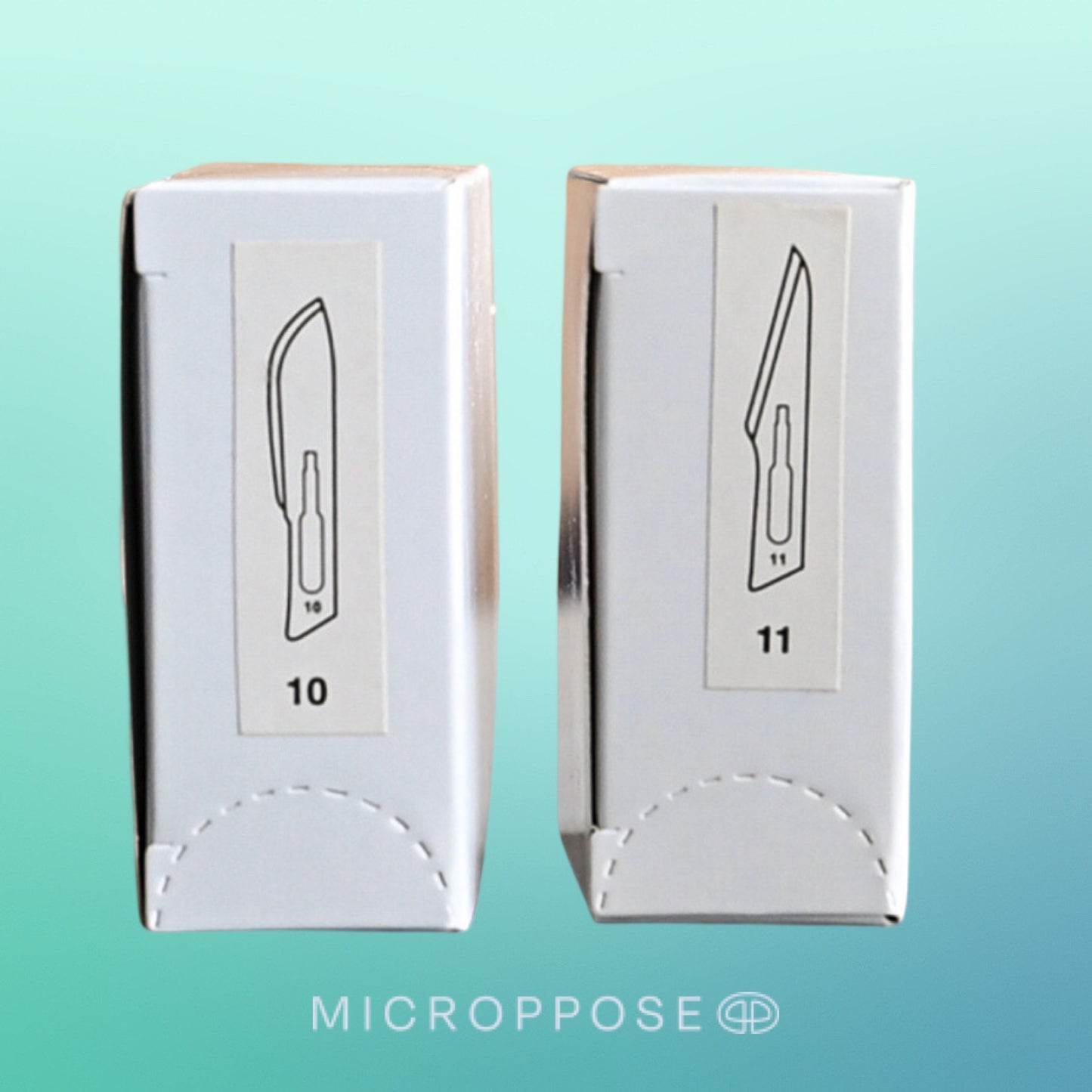 Microppose Machined Edged Dull Sterile Scalpel Blades For Agar Transfers