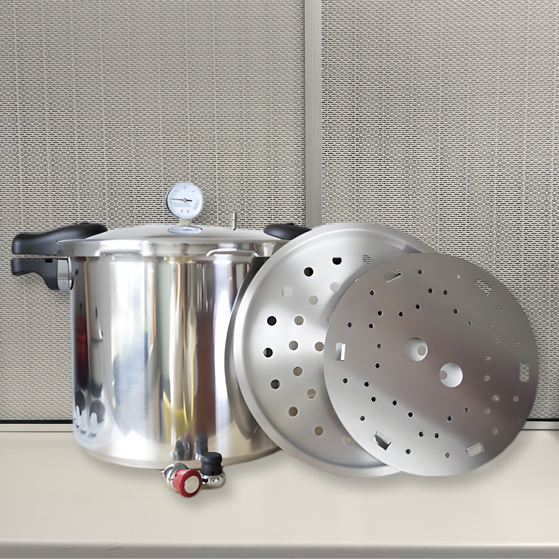 CanMate 22QT Induction Pressure Canner / steriliser incl. Base & stack ...