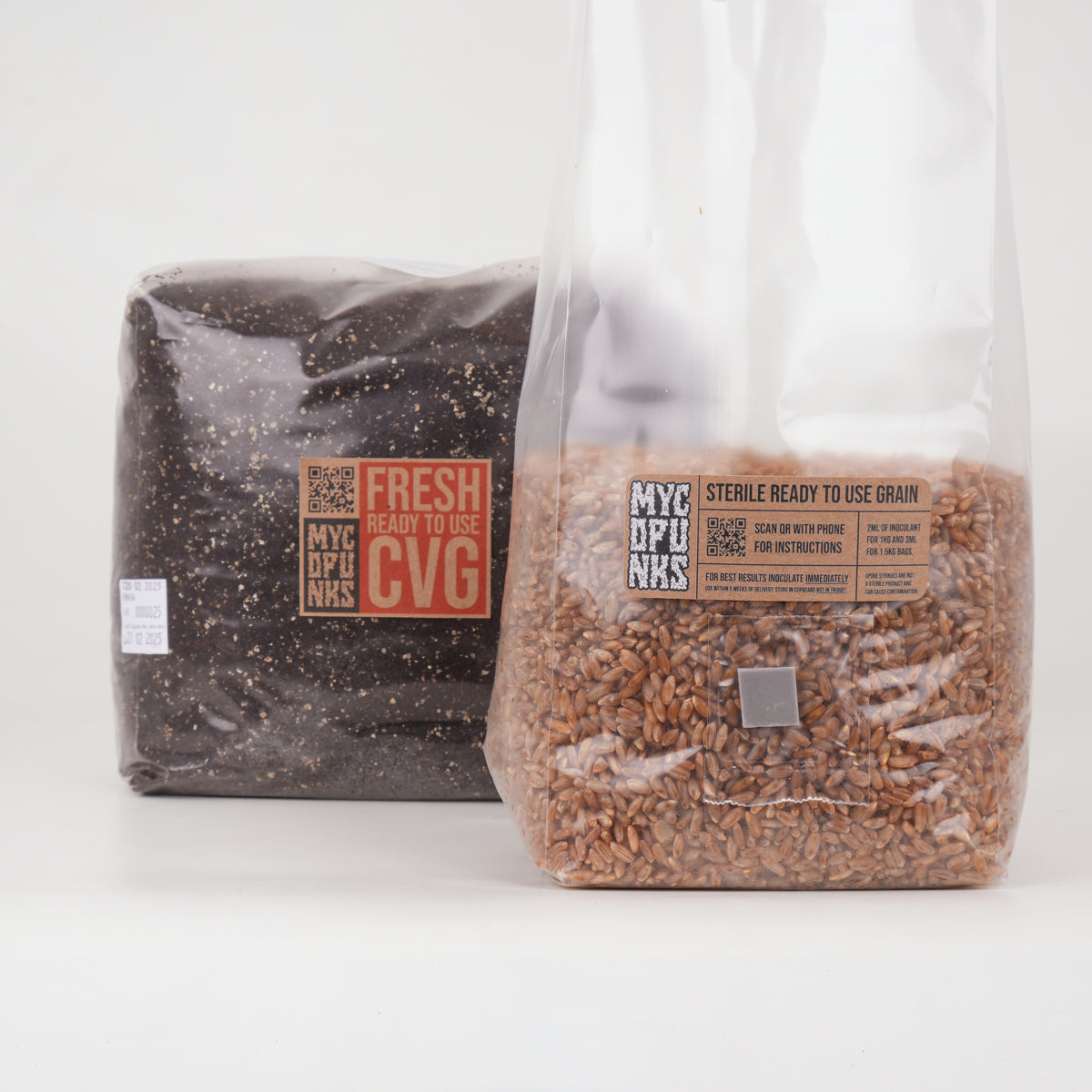 1.5kg Sterile Grain + 3kg CVG bundle