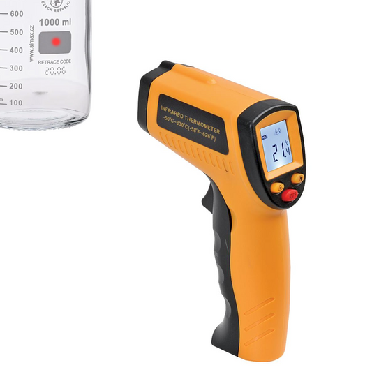 Infrared Thermometer with Laser Pointer, -50 to +330 Degrees