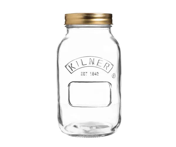 1ltr Kilner Jar perfect for liquid cultures / grain spawn mason jars