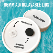 A jar lid for mushroom cultivation